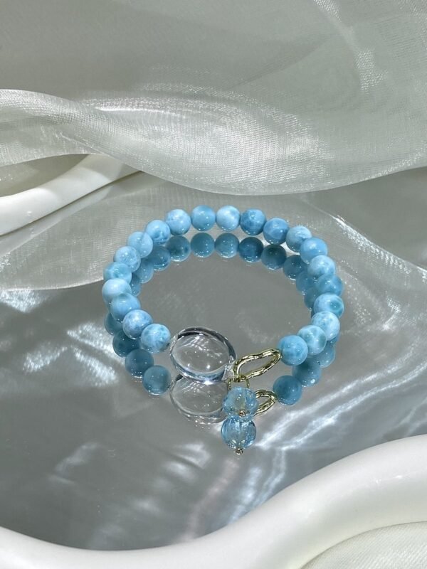 Larimar Bubble Bracelet NO. 0167