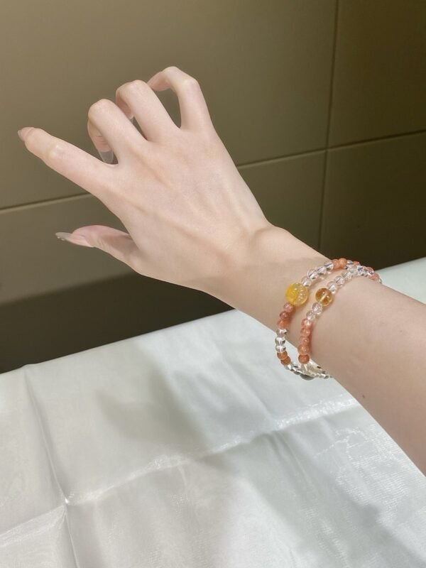 hc-0169-c6cc7047a3be5e42b24f90c866c128b0.jpg Golden Sunstone Bracelet NO. 0169