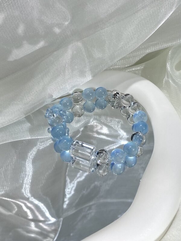 hc-0170-199eb23778e3442e63114d741358e50a.jpg Aquamarine Bubble Bracelet NO. 0170