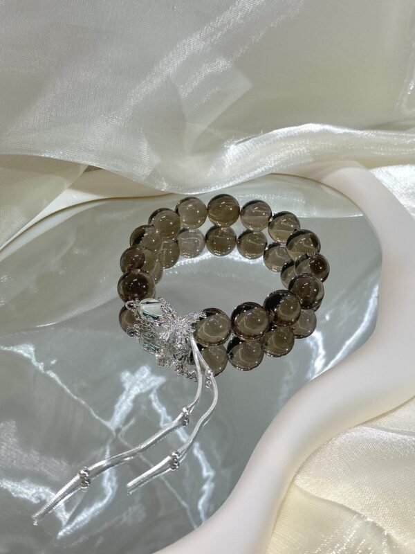 Smoky Quartz Bubble Bracelet NO. 0171