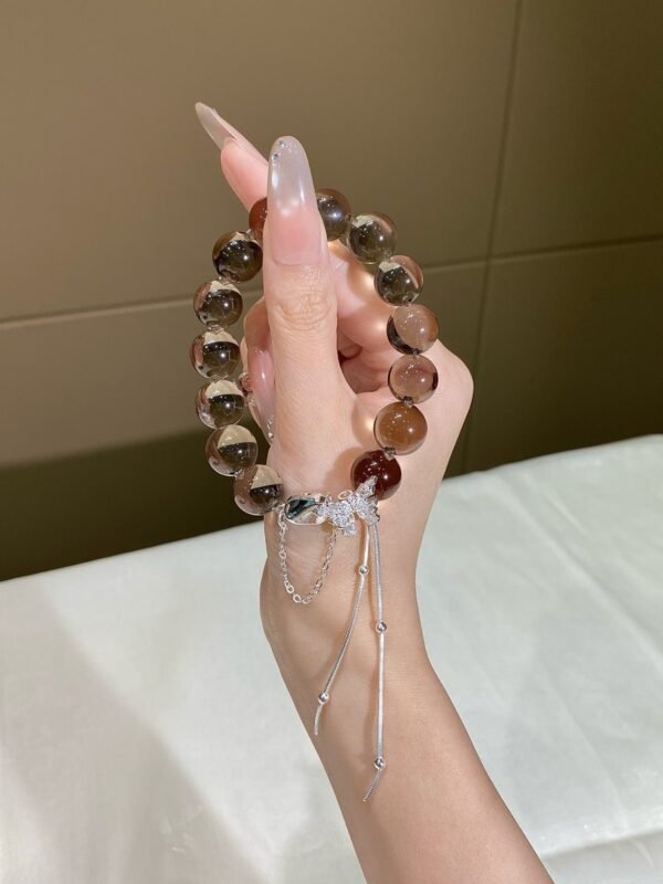 Smoky Quartz Bubble Bracelet NO. 0171
