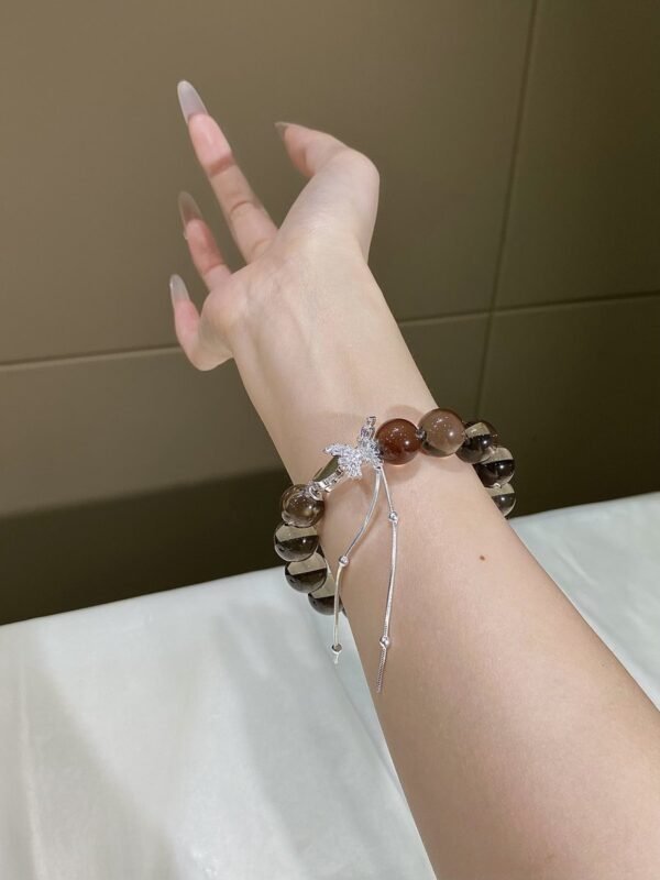 Smoky Quartz Bubble Bracelet NO. 0171