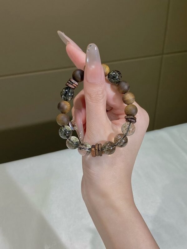 Rutilated Quartz Bracelet NO. 0172