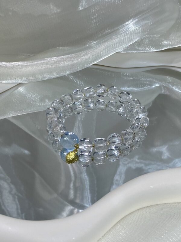Clear Quartz Candy Bracelet NO. 0173