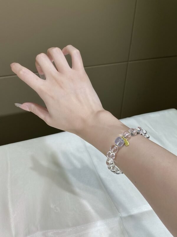 Clear Quartz Candy Bracelet NO. 0173