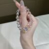 Clear Quartz Candy Bracelet NO. 0173