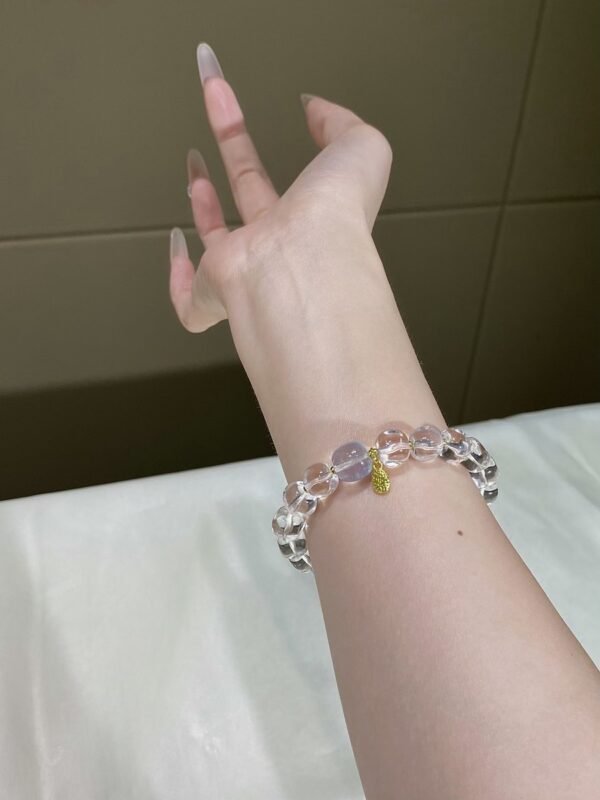 Clear Quartz Candy Bracelet NO. 0173