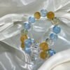 hc-0174-e94c114fe091ca0404be0f7ed8e0070b.jpg Aquamarine Sugar-Cube Bracelet NO. 0174
