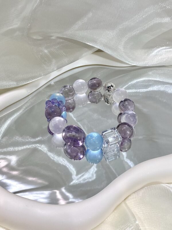 hc-0175-1cdaa356397da34e255ae720dd7a3f63.jpg Aquamarine Bubble Bracelet NO. 0175