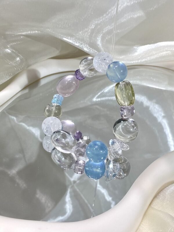 hc-0176-4e49167ced8365c6bb6685557dc0e159.jpg Clear Quartz Bubble Bracelet NO. 0176