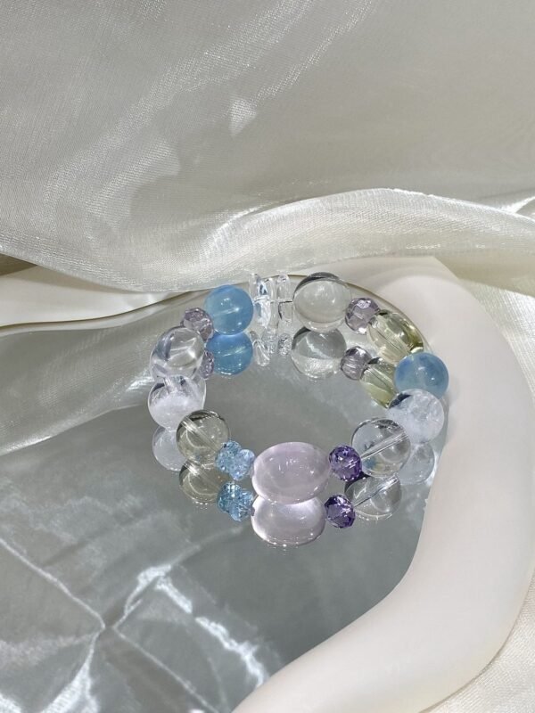 hc-0176-edeaa76310285a4d8008e3b9efb05a98.jpg Clear Quartz Bubble Bracelet NO. 0176