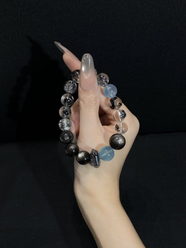 hc-0177-847a4e55a4fa51a59a531c450579fe28.jpg Aquamarine Double-Point Bracelet NO. 0177