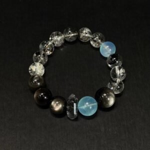 Aquamarine Double-Point Bracelet NO. 0177