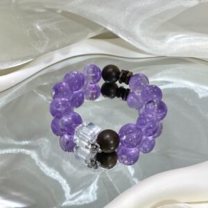 Amethyst Sugar-Cube Bracelet NO. 0179