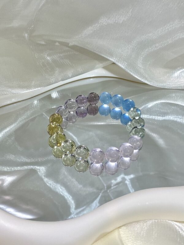 Aquamarine Bubble Bracelet NO. 0180