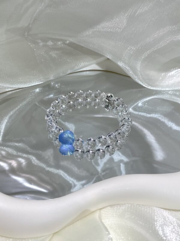 hc-0182-d39458c40a274ed09a571d76b6ae249c.jpg Clear Quartz Bubble Bracelet NO. 0182