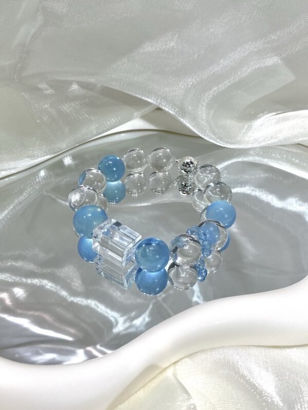 hc-0183-71b3f7f7310d50fa78071e29f9d68def.jpg Clear Quartz Bubble Bracelet NO. 0183