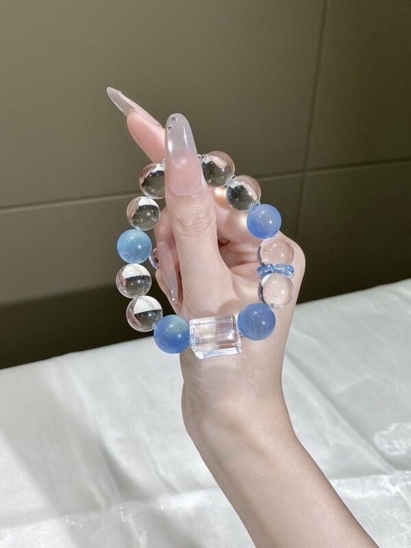 hc-0183-92eae6f1cbd3f6ba4a3d84ccf5f38e4e.jpg Clear Quartz Bubble Bracelet NO. 0183