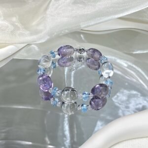 hc-0188-94134238af72dc38d04e8db75a2ba613.jpg Clear Quartz Bubble Bracelet NO. 0188