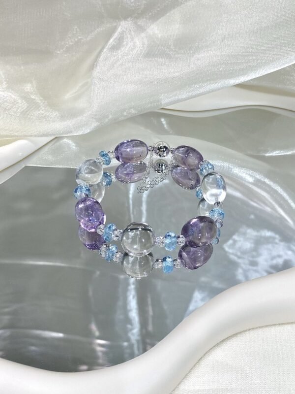 Clear Quartz Bubble Bracelet NO. 0188