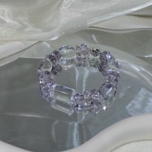 Clear Quartz Candy Bracelet NO. 0189
