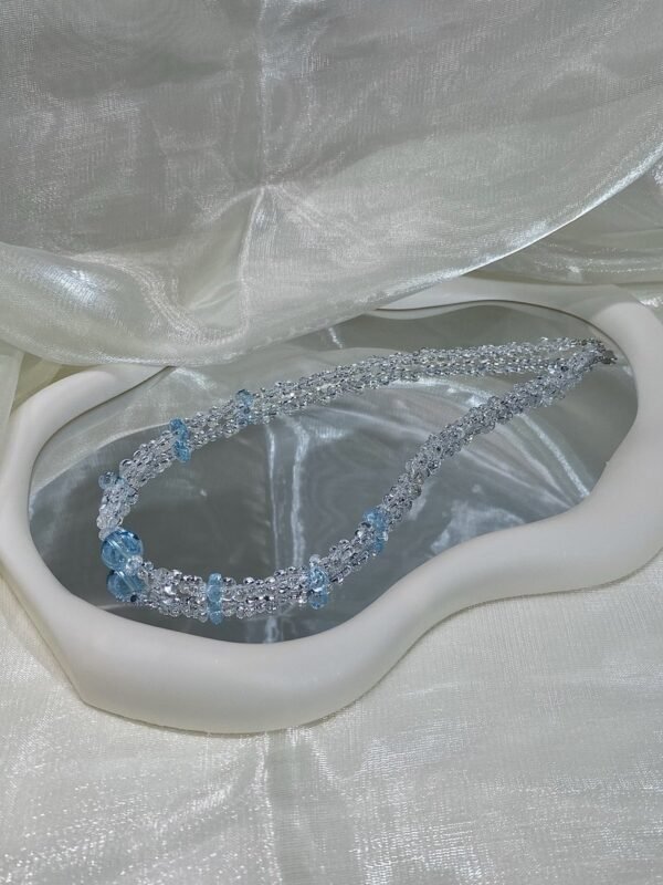 Clear Quartz Teardrop Necklace NO. 0190