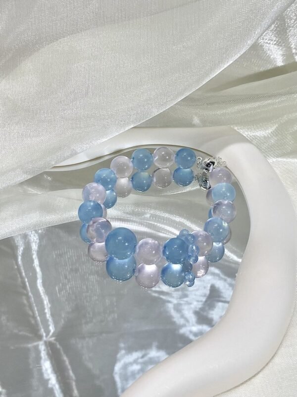 Aquamarine Bubble Bracelet NO. 0191