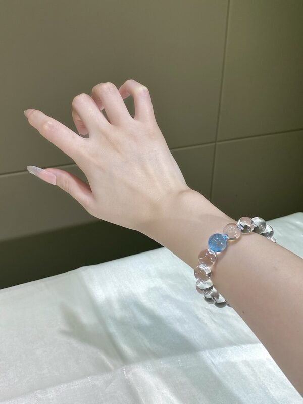 hc-0192-4ca9c5c4ce098f5815c125adb252cf1f.jpg Clear Quartz Bubble Bracelet NO. 0192
