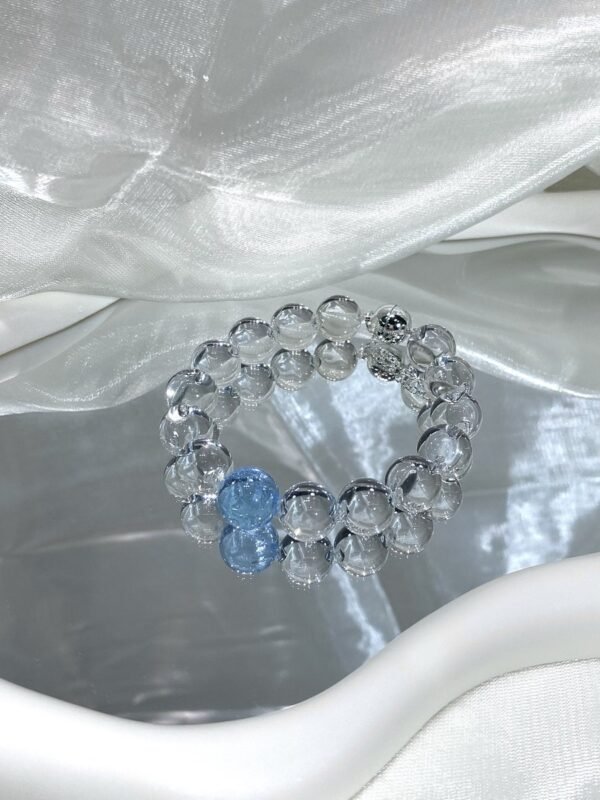 hc-0192-9c32788e5411984debb9af29e29594a4.jpg Clear Quartz Bubble Bracelet NO. 0192