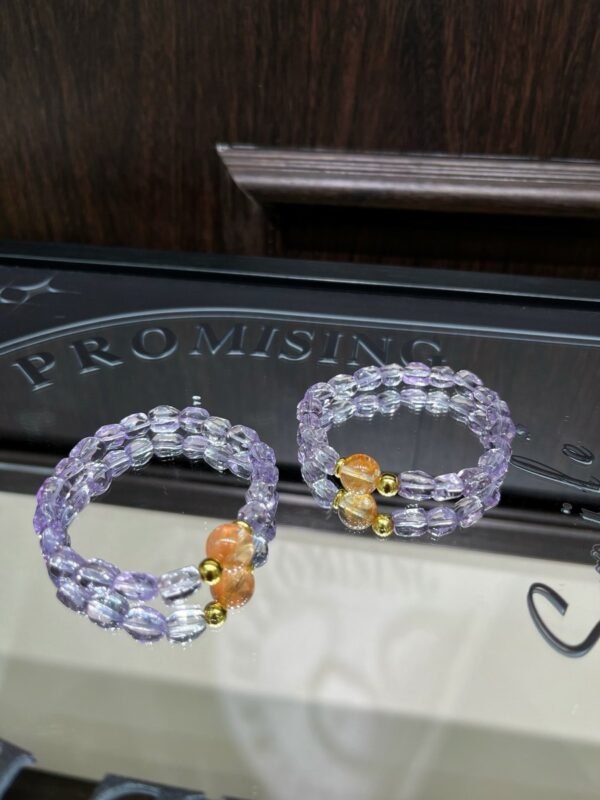 Amethyst Freeform Bracelet NO. 0195