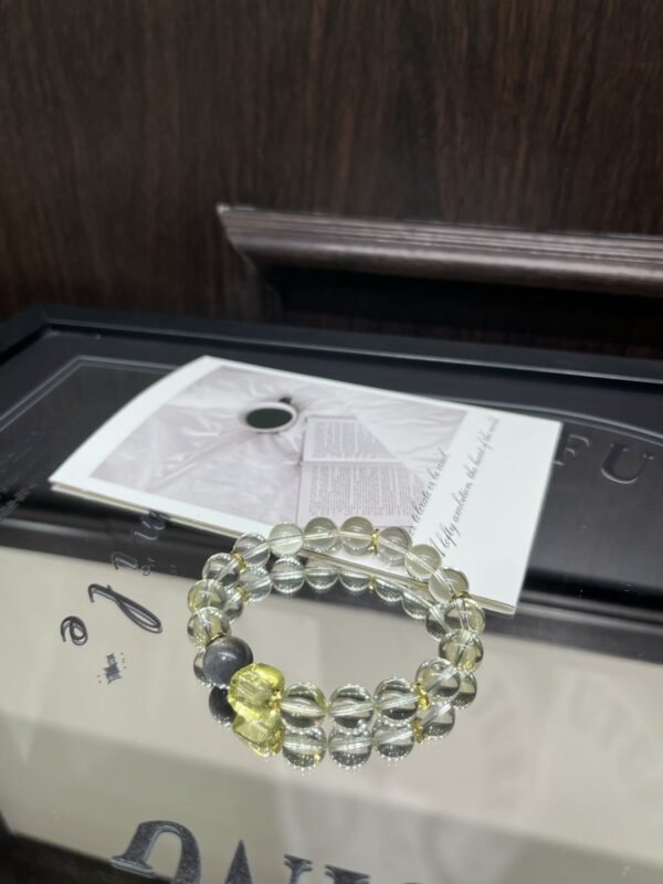 Citrine Sugar-Cube Bracelet NO. 0202