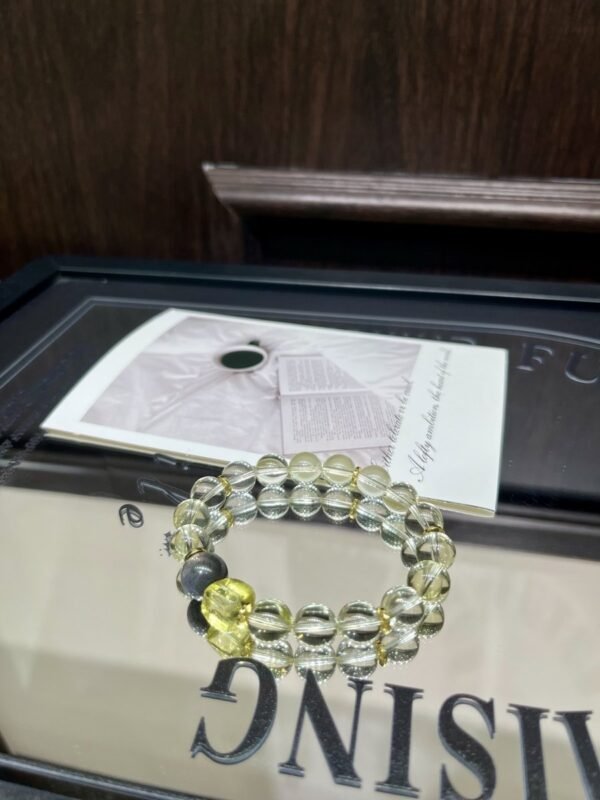 Citrine Sugar-Cube Bracelet NO. 0202