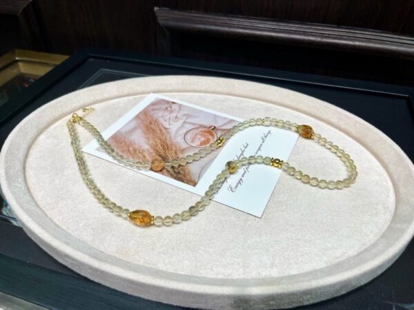 Citrine Necklace NO. 0203