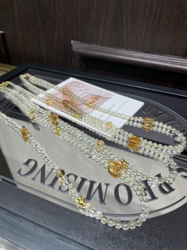 Citrine Necklace NO. 0203
