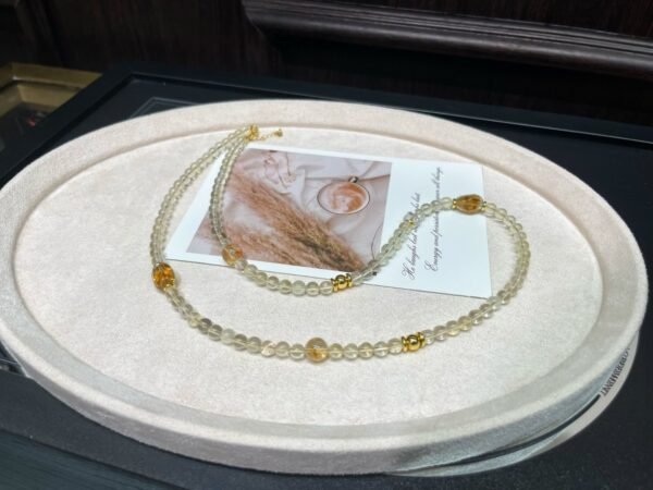 Citrine Necklace NO. 0203