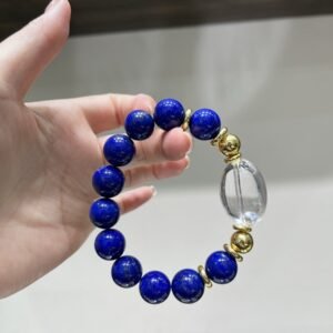 hc-0208-8881af86af60a35beace5b01dc8548b6.jpg Lapis Lazuli Candy Bracelet NO. 0208