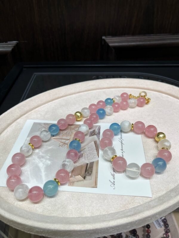 Rose Quartz Necklace NO. 0214