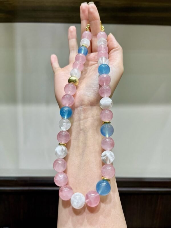 Rose Quartz Necklace NO. 0214