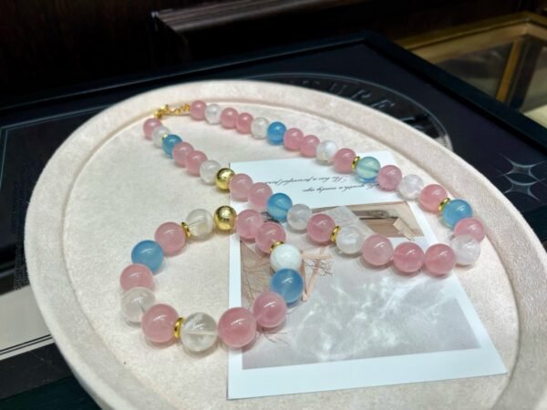 Rose Quartz Necklace NO. 0214