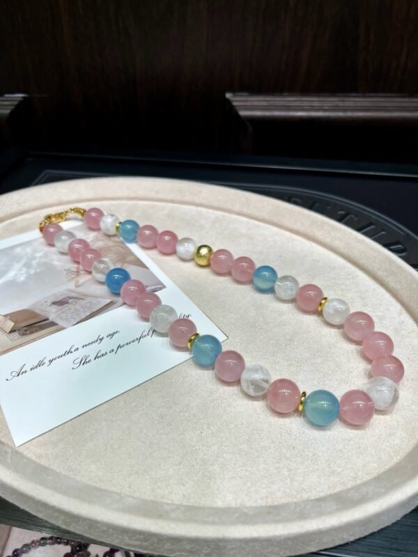 Rose Quartz Necklace NO. 0214
