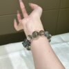 Phantom Quartz Double-Point Bracelet NO. 0215