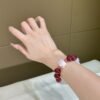 Rose Quartz Sugar-Cube Bracelet NO. 0226