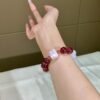 Rose Quartz Sugar-Cube Bracelet NO. 0226