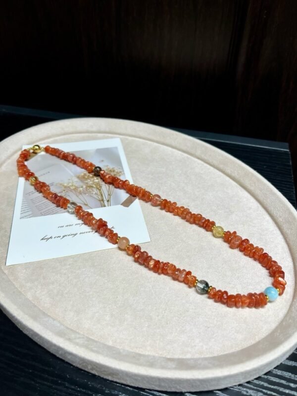hc-0231-9bcc055c0767ca4af6abef3adb246804.jpg Golden Sunstone Necklace NO. 0231