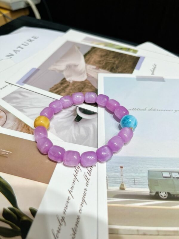 hc-0233-33c3dd317ae634f4e8e066eb56382f63.jpg Kunzite Bracelet NO. 0233
