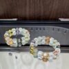 Clear Quartz Sugar-Cube Bracelet NO. 0235