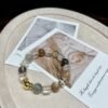 Clear Quartz Sugar-Cube Bracelet NO. 0235