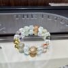 Clear Quartz Sugar-Cube Bracelet NO. 0235