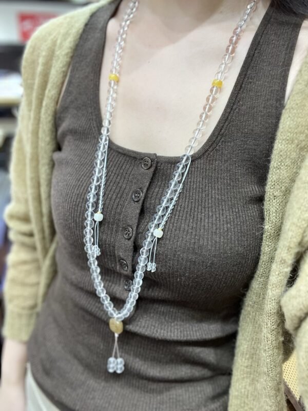 Clear Quartz Mala Bracelet NO. 0237