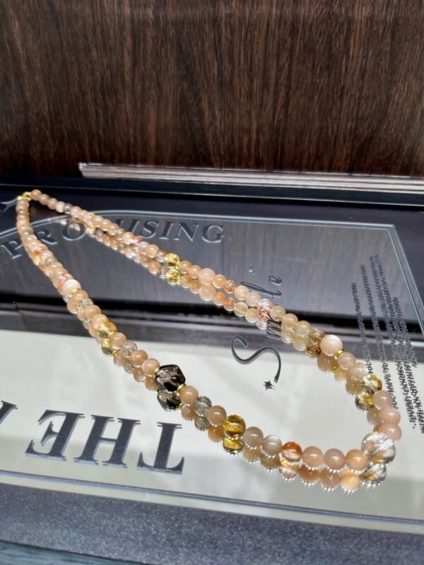 hc-0247-67e668f271e73b8bedaf8c0c12dbfb5e.jpg Moonstone Freeform Bracelet NO. 0247